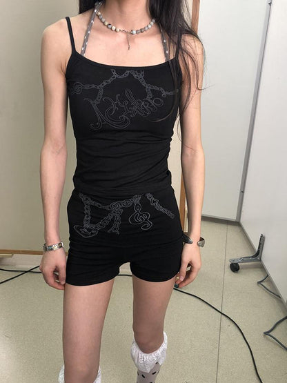 Achihara Breton Chain Romance Sleeveless Top