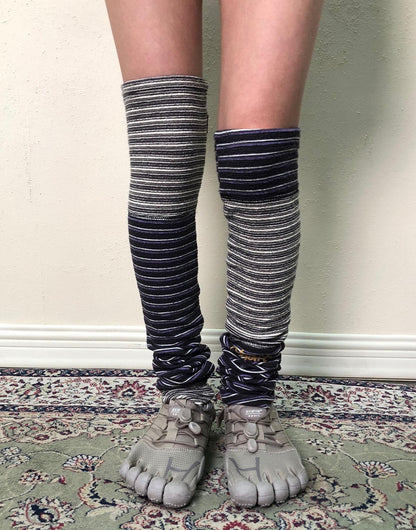 Achihara Breton Star-Print Leg Warmers