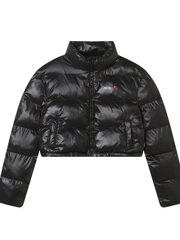 Winter Pixel Glow Short Padded Jacket