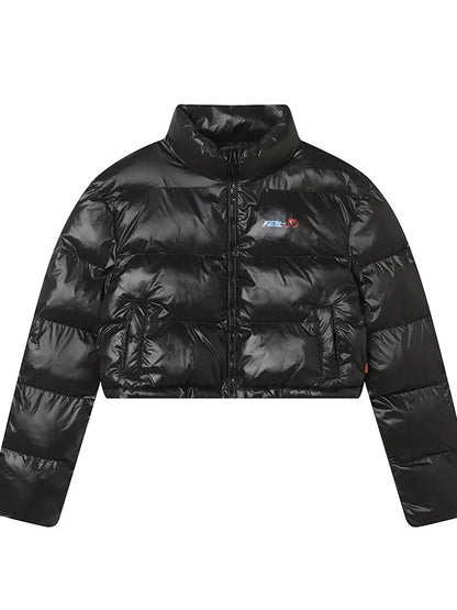 Winter Pixel Glow Short Padded Jacket