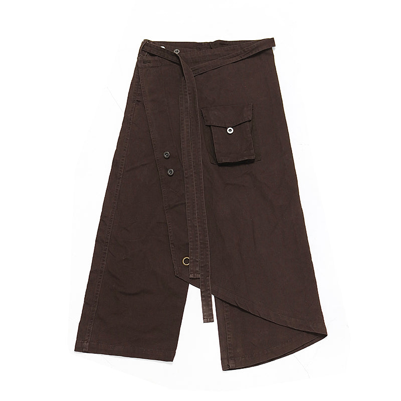 Update OPEN AESTHETIC Low Waist Flared Palazzo Pants with Adjustable Drawstring