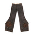 Update OPEN AESTHETIC Heavy Wash Embroidered Floral Waist Shaped Hem Jeans