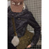 2th Desire Punk Studded Horsehair Leather Crossbody Bag With Detachable Keychain