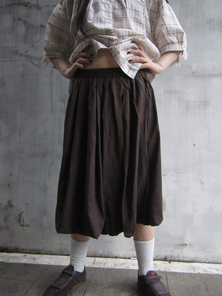 ang project Vintage Lightweight Ruffle Bloom Skirt