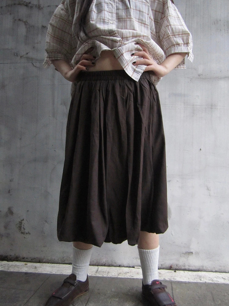 Vintage Lightweight Ruffle Bloom Skirt