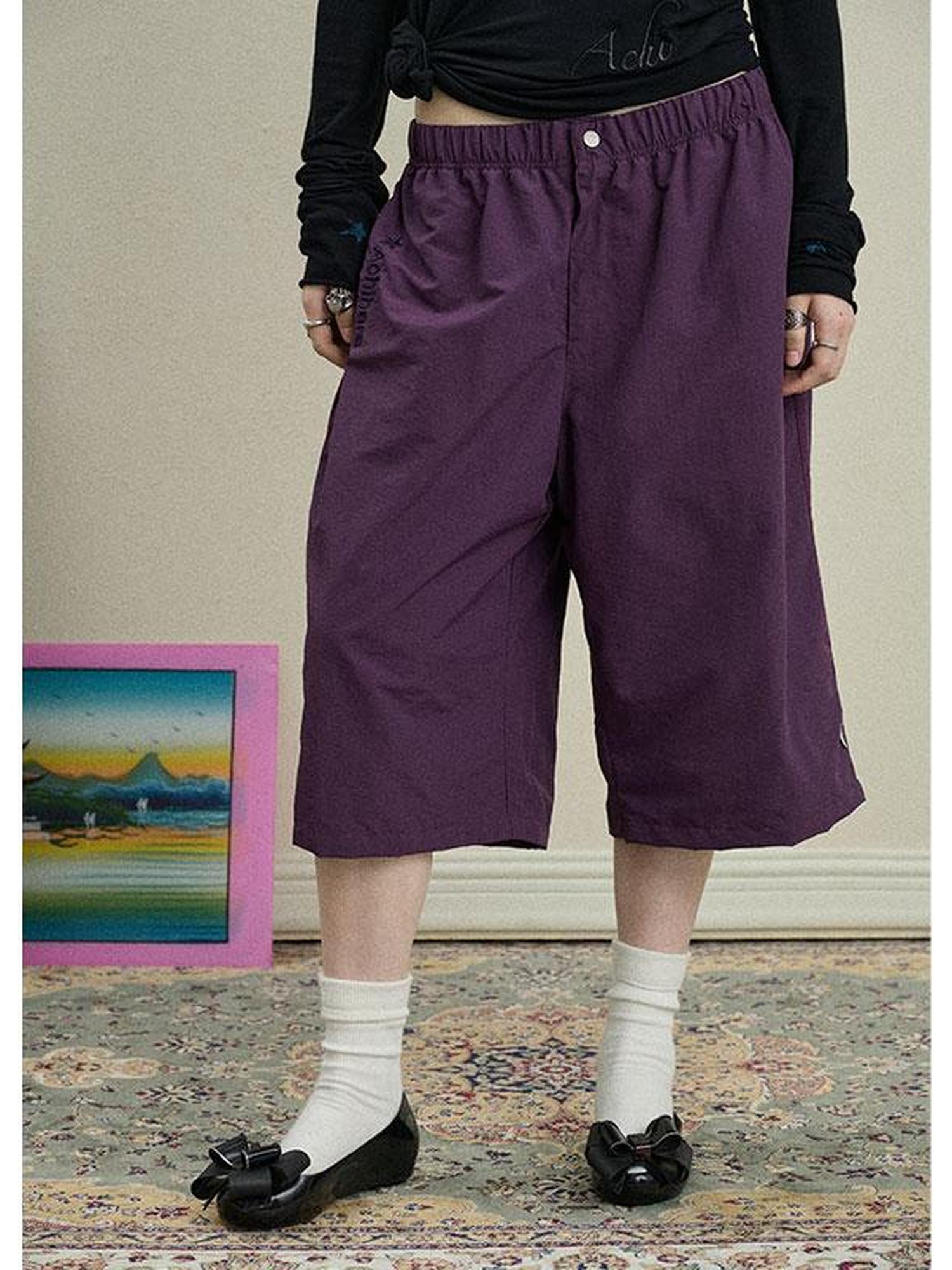 Achihara Bubble Cone Casual Pants In Nylon Fabric