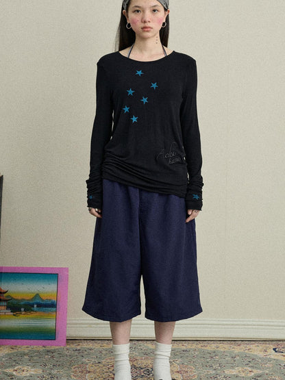 Achihara Bubble Cone Casual Pants In Nylon Fabric