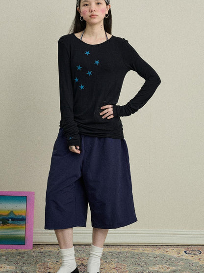 Achihara Bubble Cone Casual Pants In Nylon Fabric