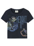 Achihara Cyber Punk Meraki Tee V-neck T-shirt Long-Sleeve