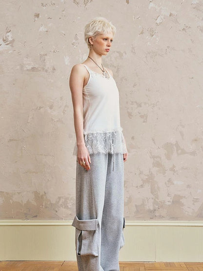 Butterfly Knot Off Shoulder Hoodie Split Hem Sport Skirt Set