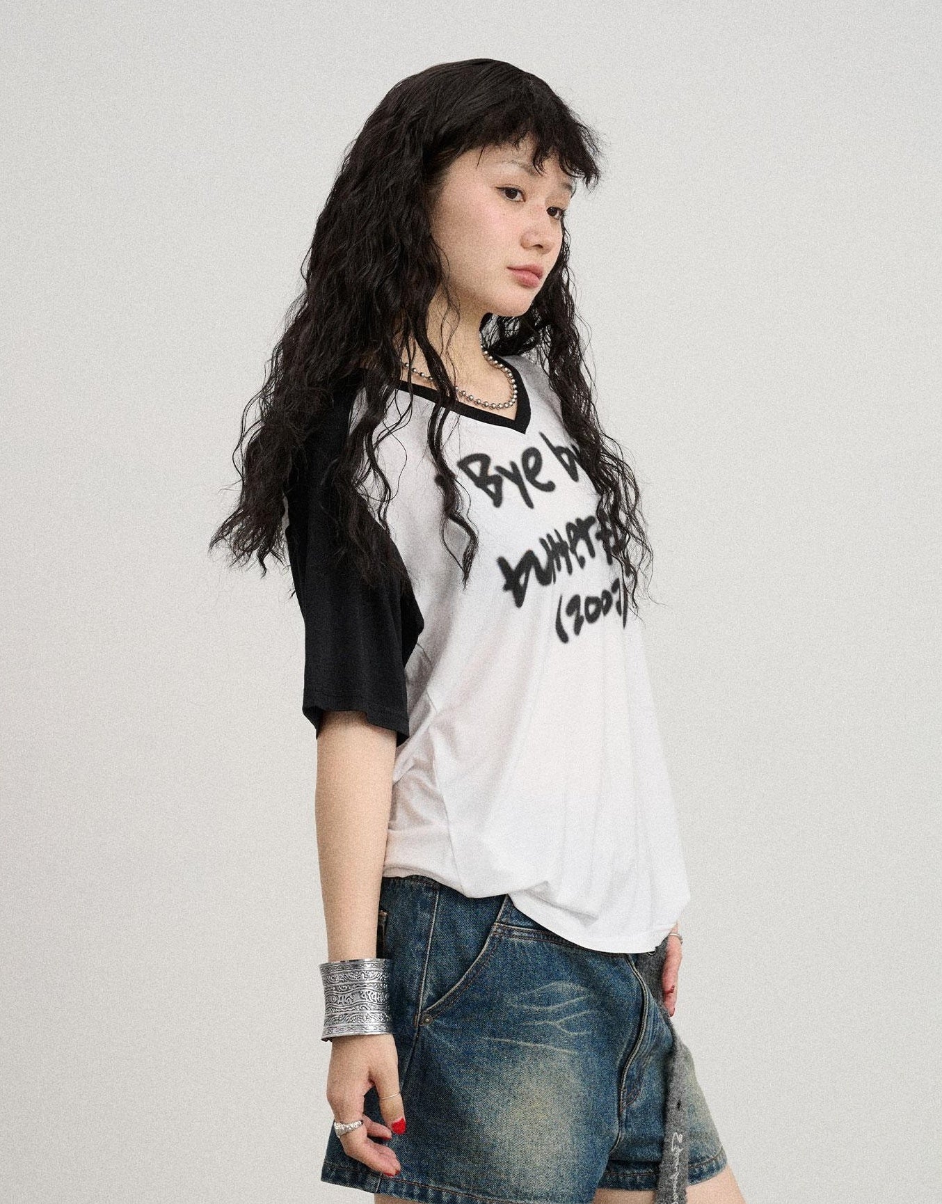 Achihara Bye Bye Paper Plane Tee
