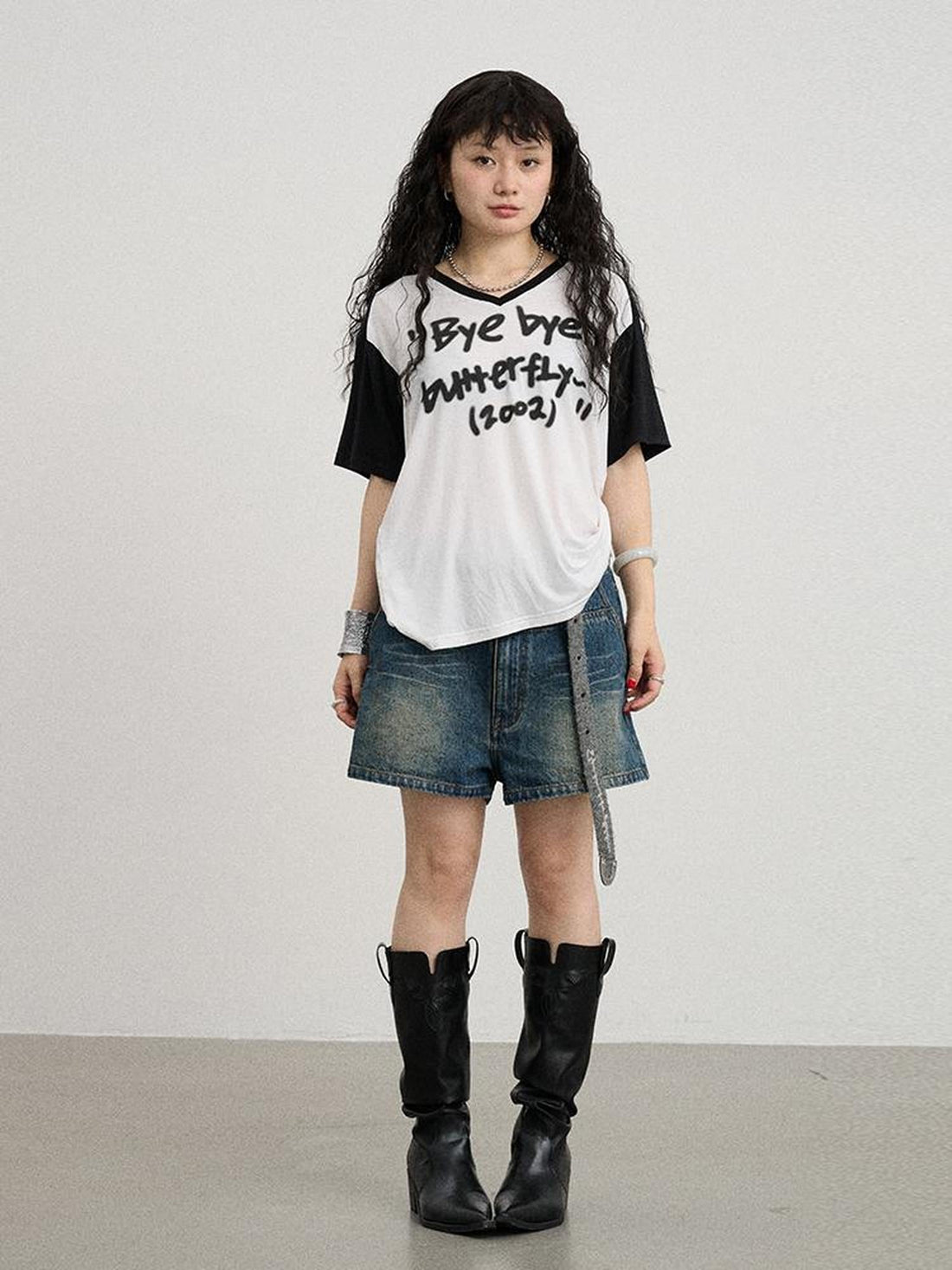 Achihara Bye Bye Paper Plane Tee