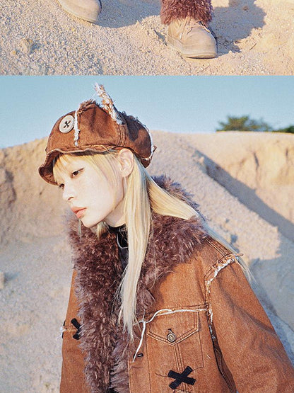 CFIERCE Abandoned Teddy Bear Doll Hat