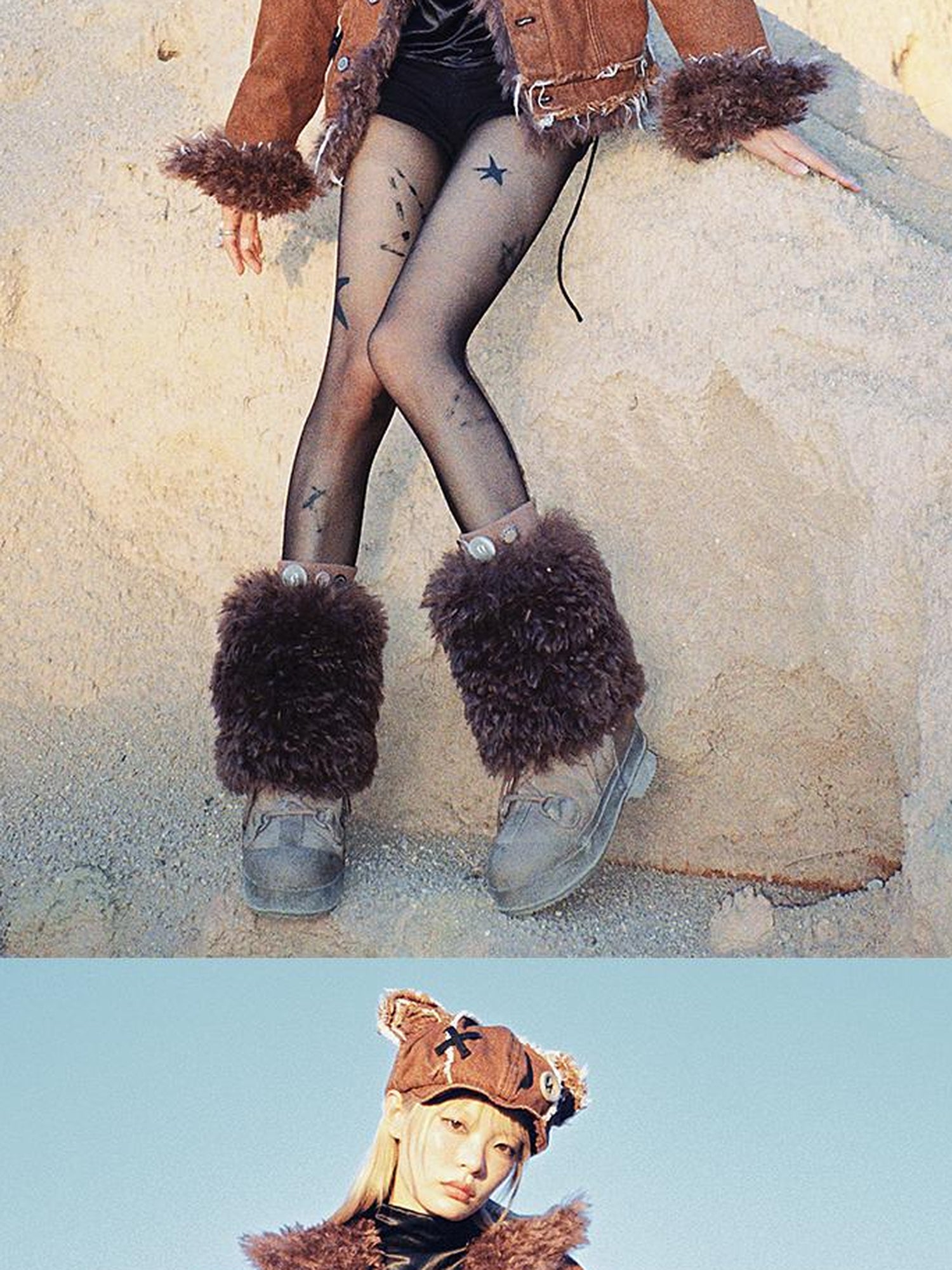 CFIERCE Abandoned Teddy Bear Doll Hat