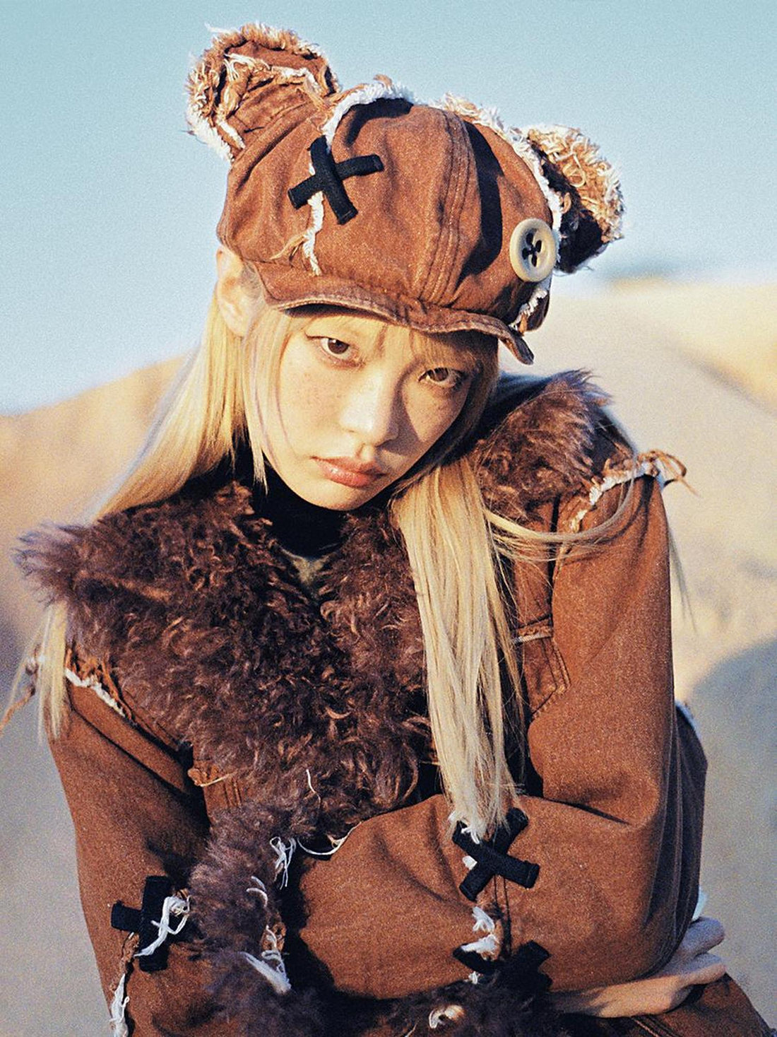 CFIERCE Abandoned Teddy Bear Doll Hat