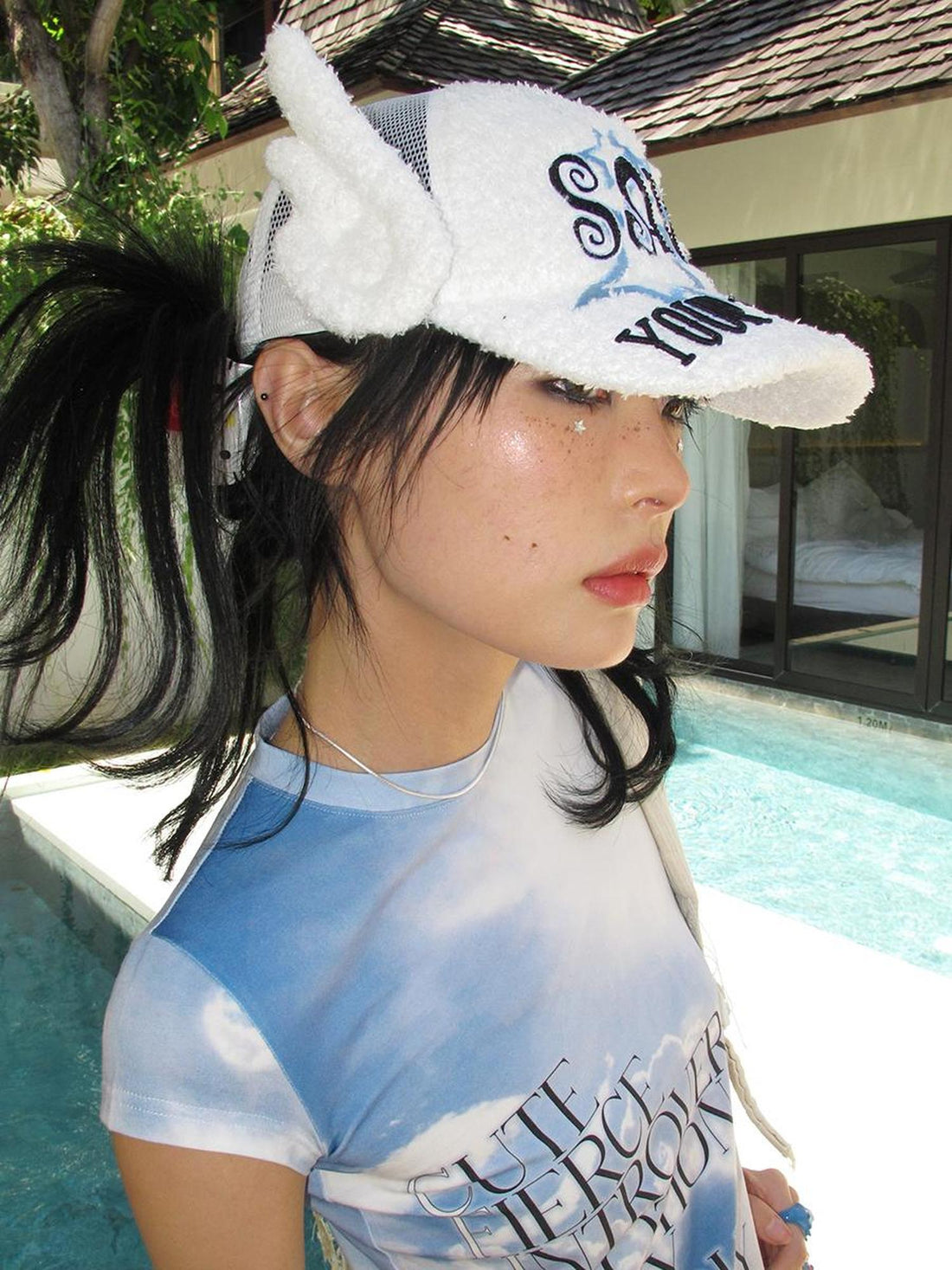 CFIERCE Adjustable Angel Wing Baseball Cap