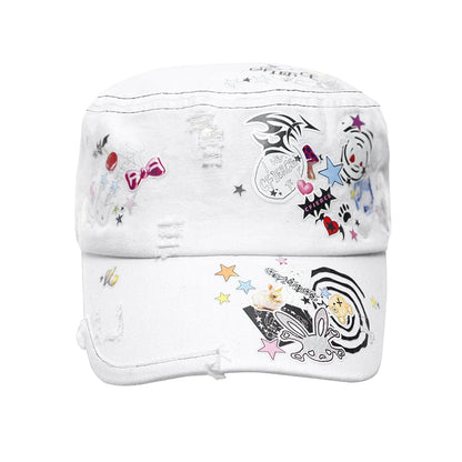 CFIERCE_Adjustable_Snapback_Cap_With_Sticker_Print_Design_MISSTT