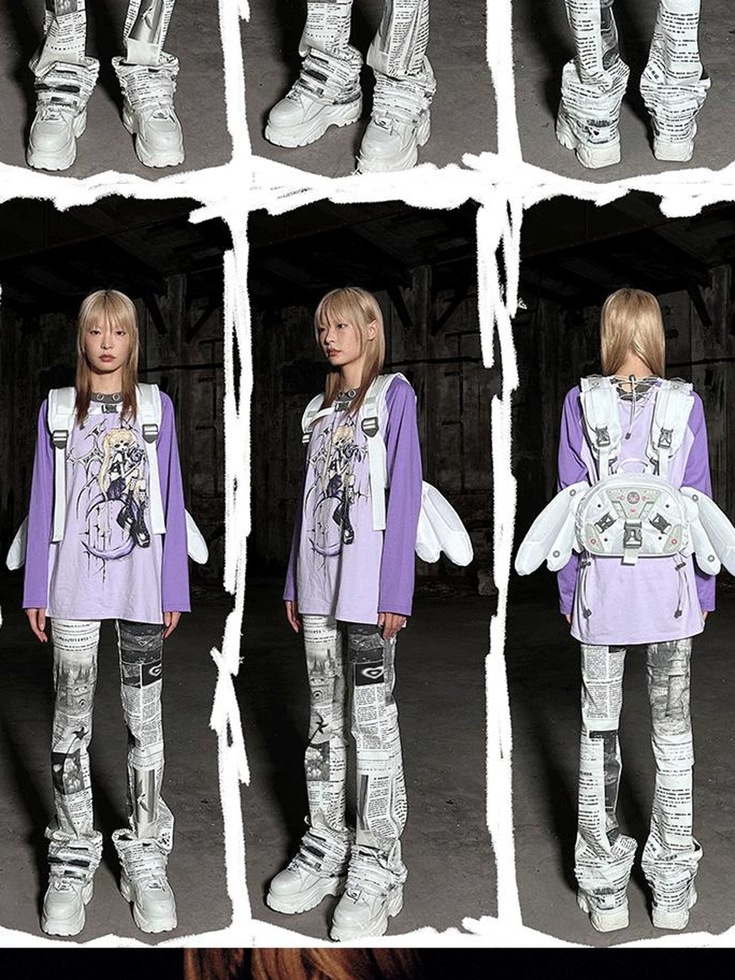 CFIERCE Angel Armor Sling Backpack