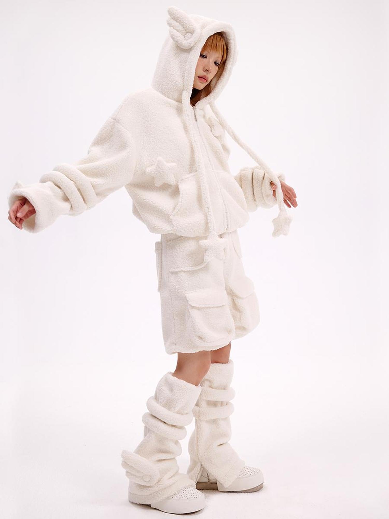 CFIERCE Angelic Lambswool Leg Warmers