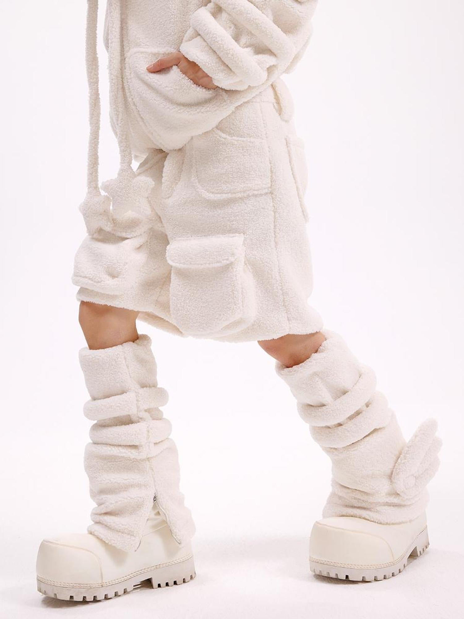 CFIERCE Angelic Lambswool Leg Warmers