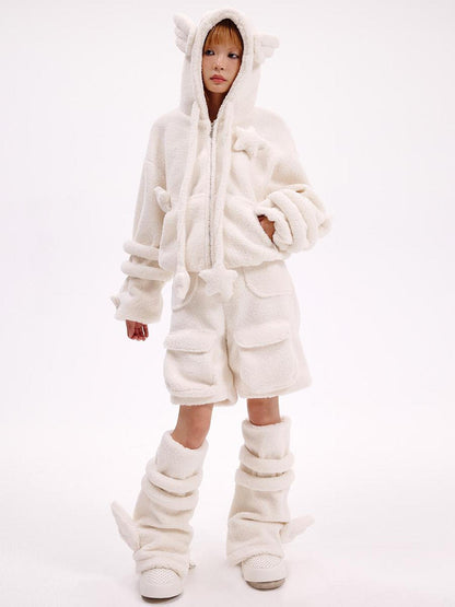 CFIERCE Angelic Lambswool Leg Warmers