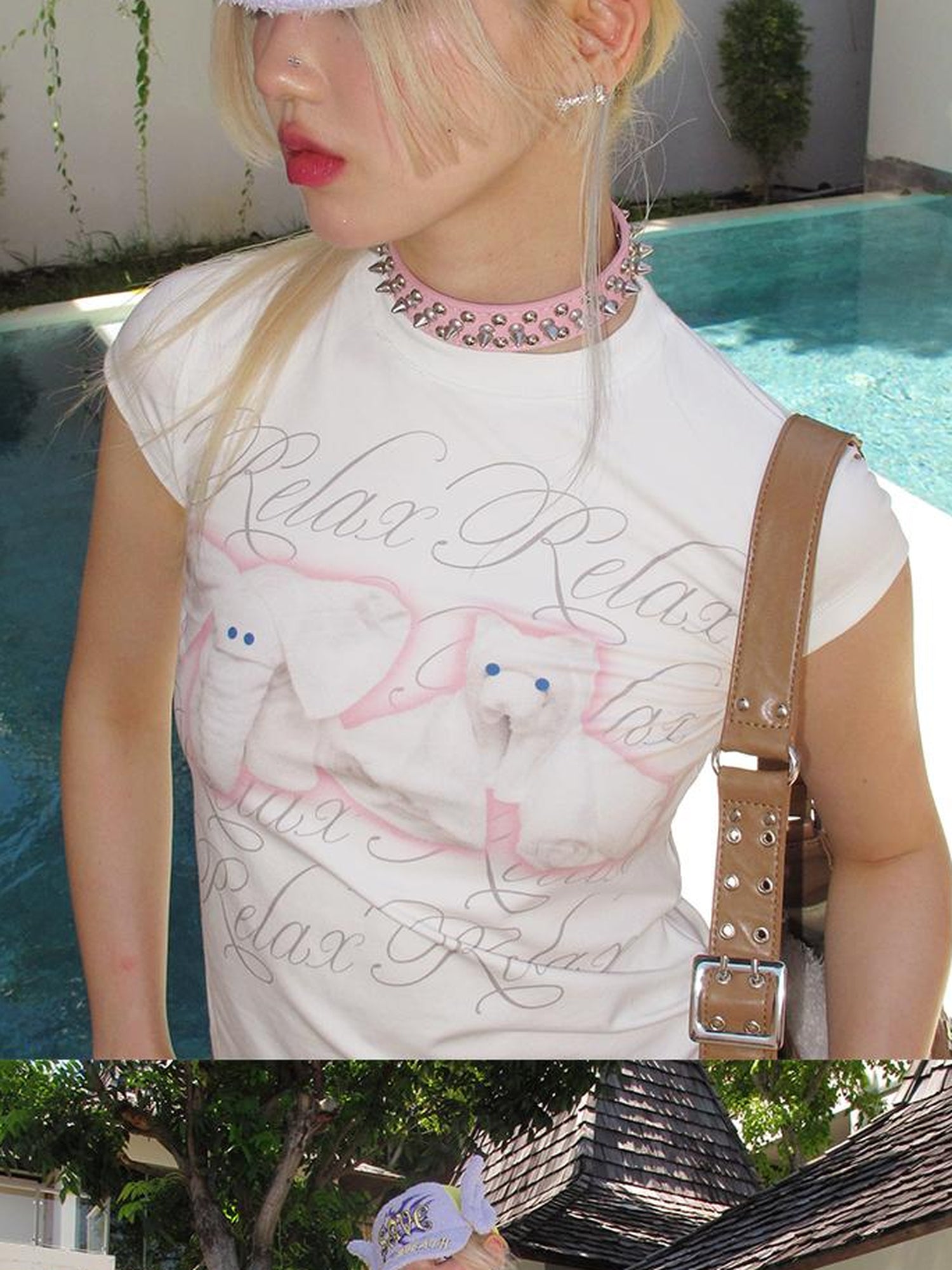 CFIERCE Animal Print Cotton T Shirt