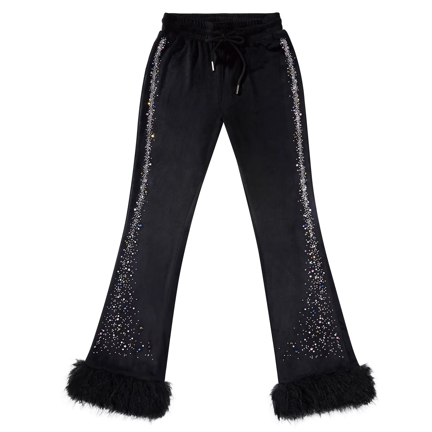 CFIERCE_Asymmetric_Slim_High_Waist_Straight_Leg_Original_Women_Polyester_Spandex_Pants_MISSTT