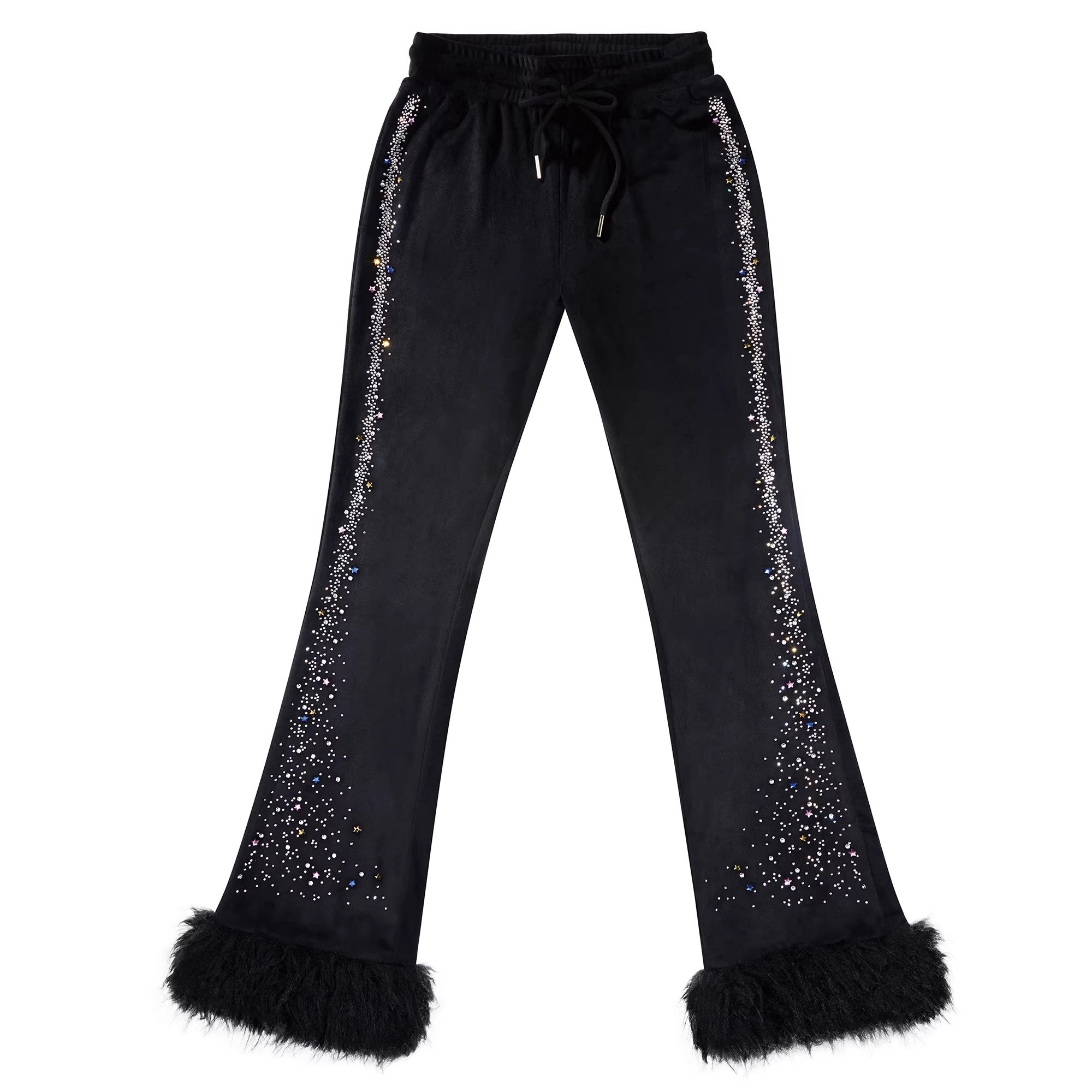 CFIERCE_Asymmetric_Slim_High_Waist_Straight_Leg_Original_Women_Polyester_Spandex_Pants_MISSTT