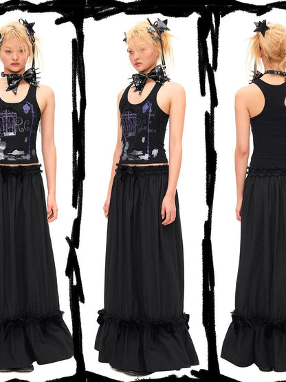 CFIERCE Bow Knot Riveted Metal Embellished Women&