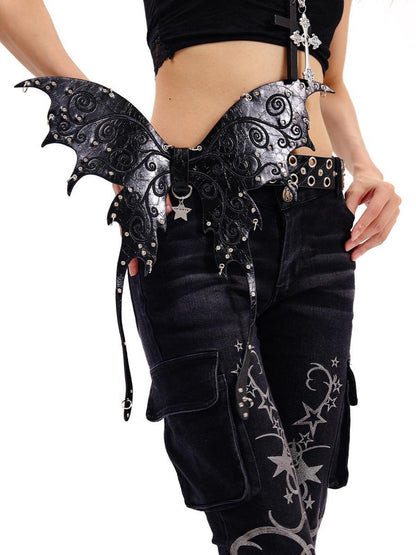CFIERCE Butterfly Leather Belt