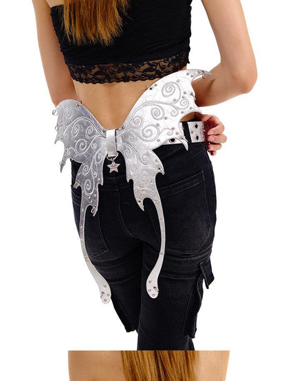 CFIERCE Butterfly Leather Belt