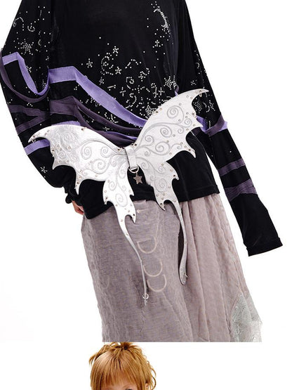 CFIERCE Butterfly Leather Belt
