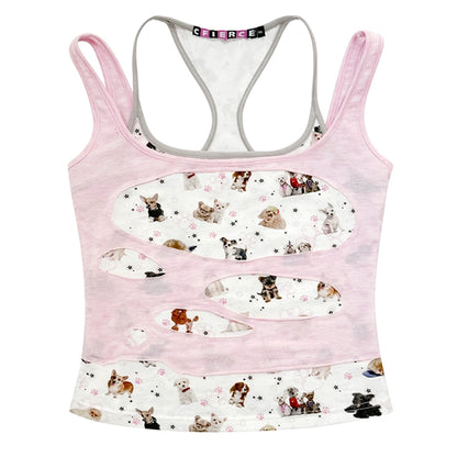 CFIERCE_CFIERCE_Dog_Print_Layered_Tank_Top_MISSTT