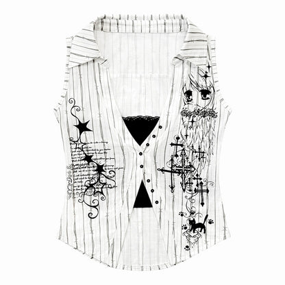 CFIERCE_C_Fierce_Thorn_Stripe_Angel_Graphic_Print_Shirt_Vest_MISSTT