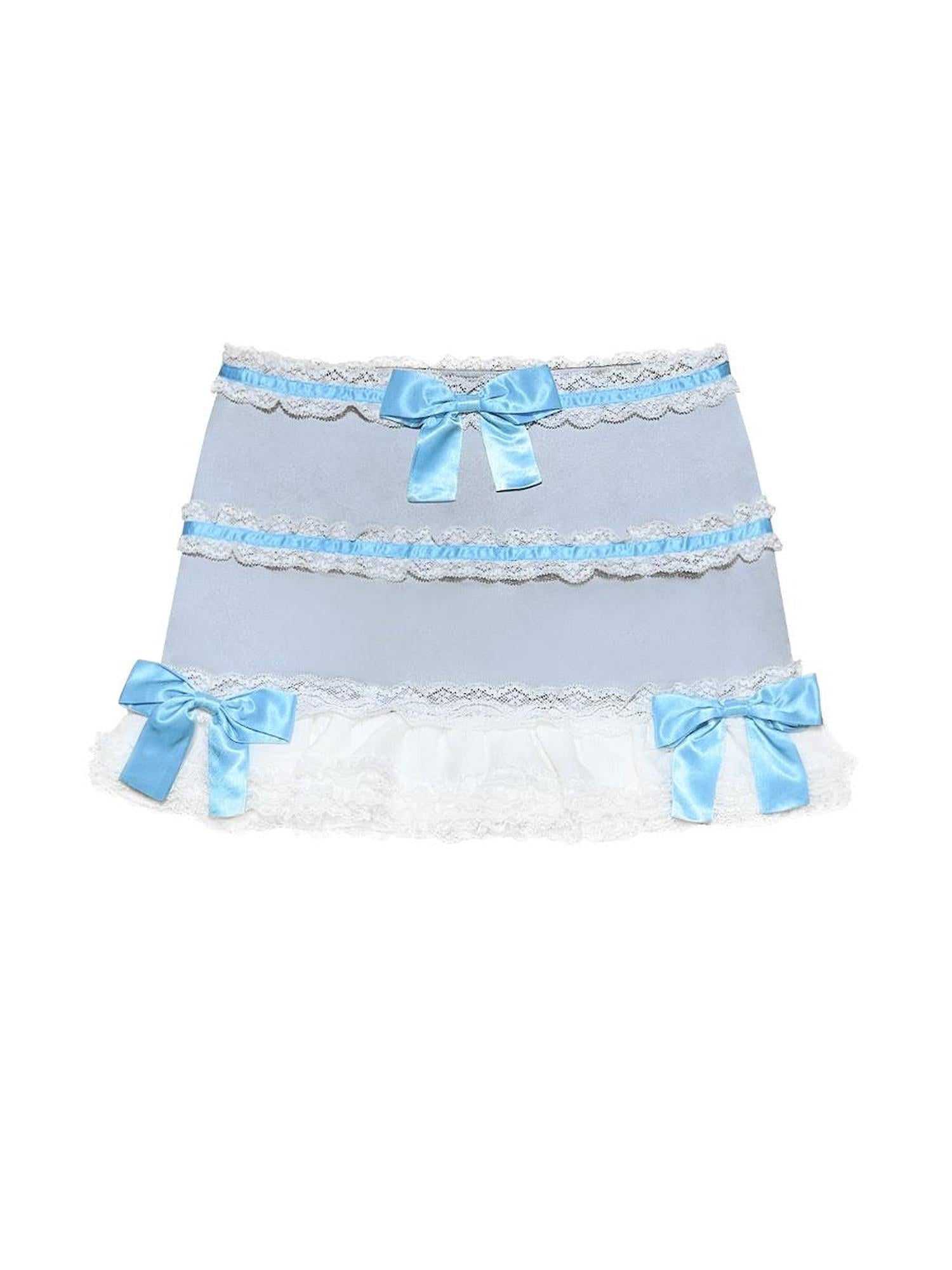 CFIERCE Cascading Pleated Tulle Skirt