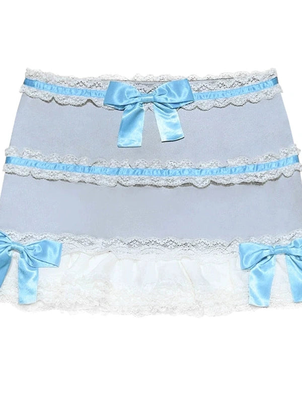 Cascading Pleated Tulle Skirt