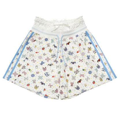 CFIERCE_Cfierce_Print_Patchwork_Denim_Shorts_MISSTT
