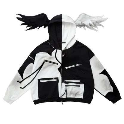 CFIERCE_Color_Block_Zip_Detail_Distressed_Women&