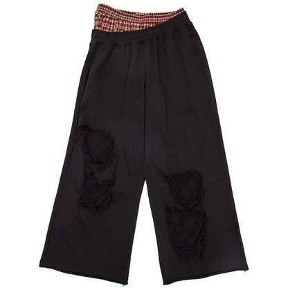 CFIERCE_Cotton_Low_Elasticity_Hole_Detail_Sweatpants_MISSTT