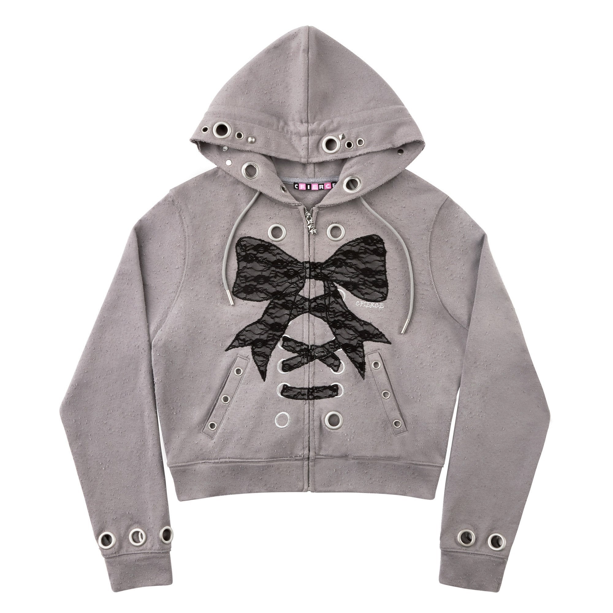 CFIERCE_Cropped_Lace_Bow_Stud_Distressed_Women&