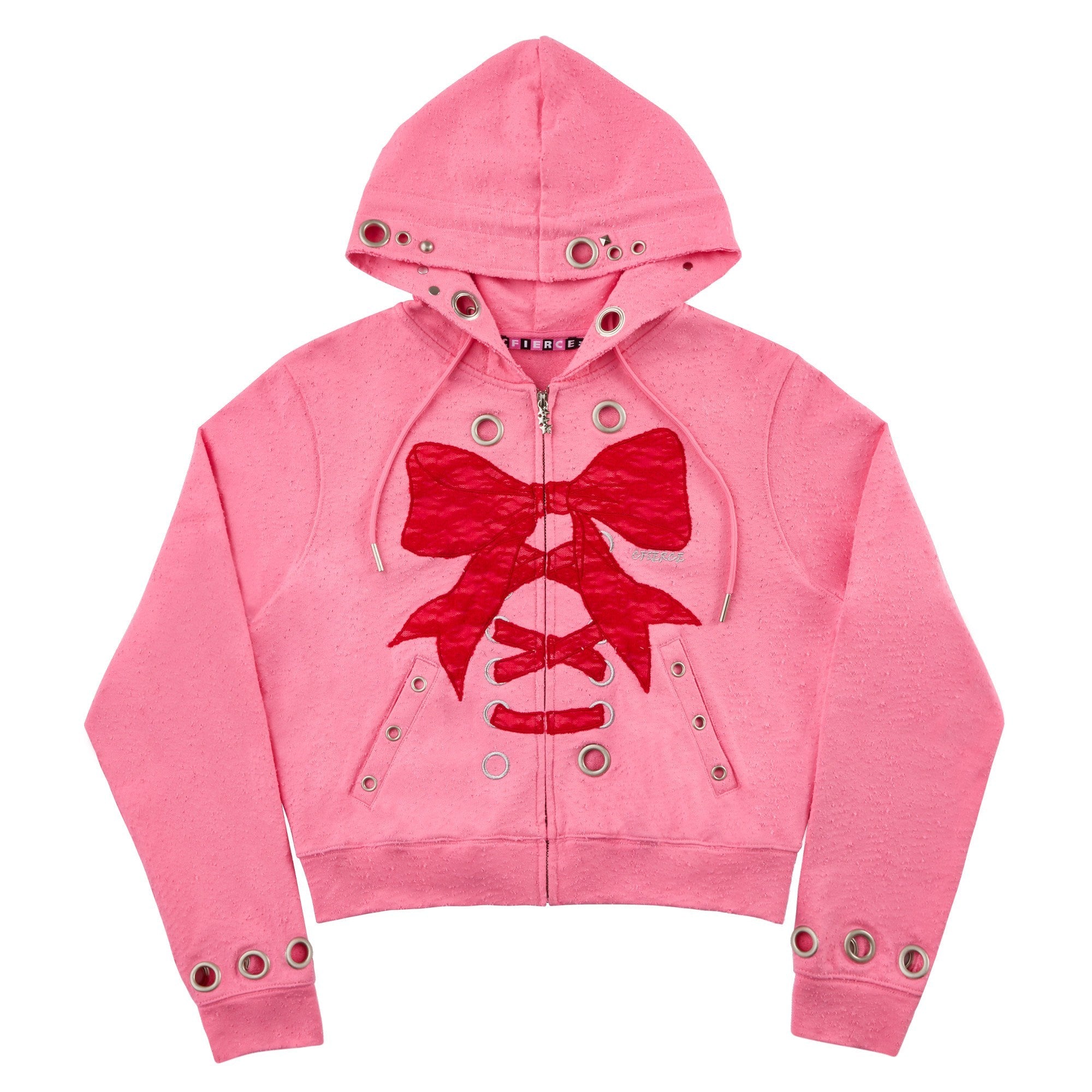 CFIERCE_Cropped_Lace_Bow_Stud_Distressed_Women&