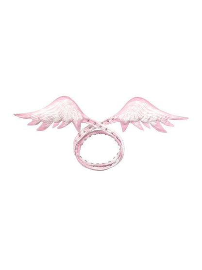 CFIERCE Crystal Angel Wing Collar Necklace