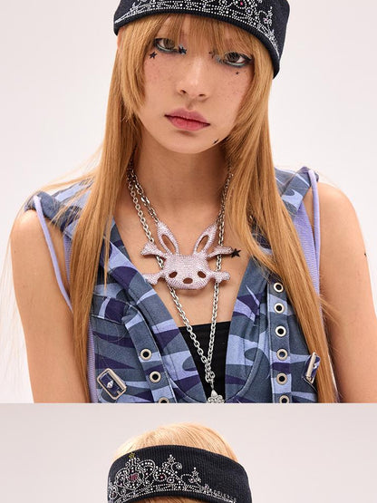 CFIERCE Crystal Crown Rhinestone Headband