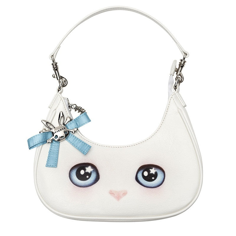 CFIERCE_Cute_Cat_Head_Crescent_Cartoon_Sweet_Cool_Women&