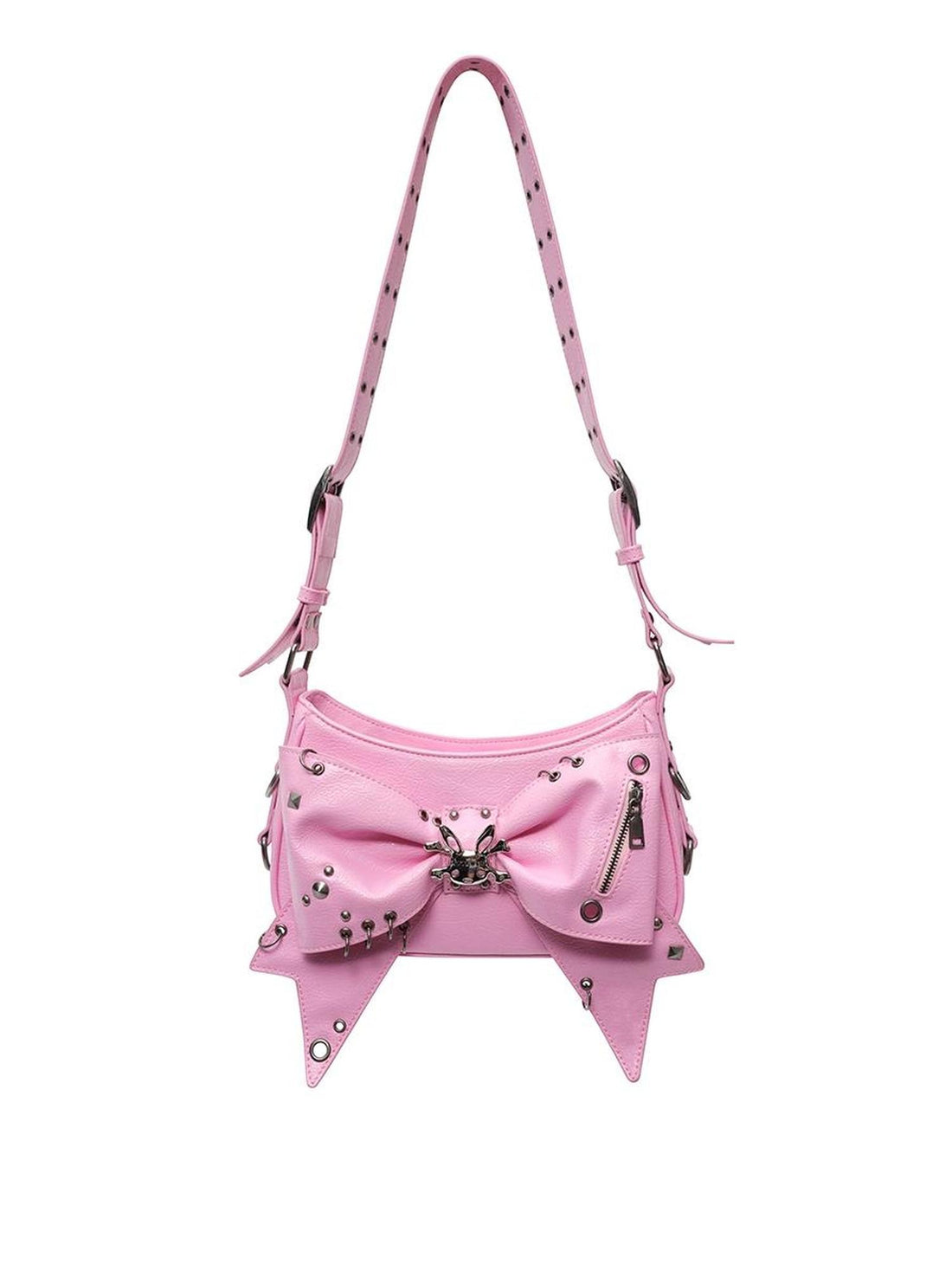 CFIERCE Decorative Metallic Bow Bag