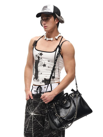 CFIERCE Decorative Multi Pouch Crossbody Bag