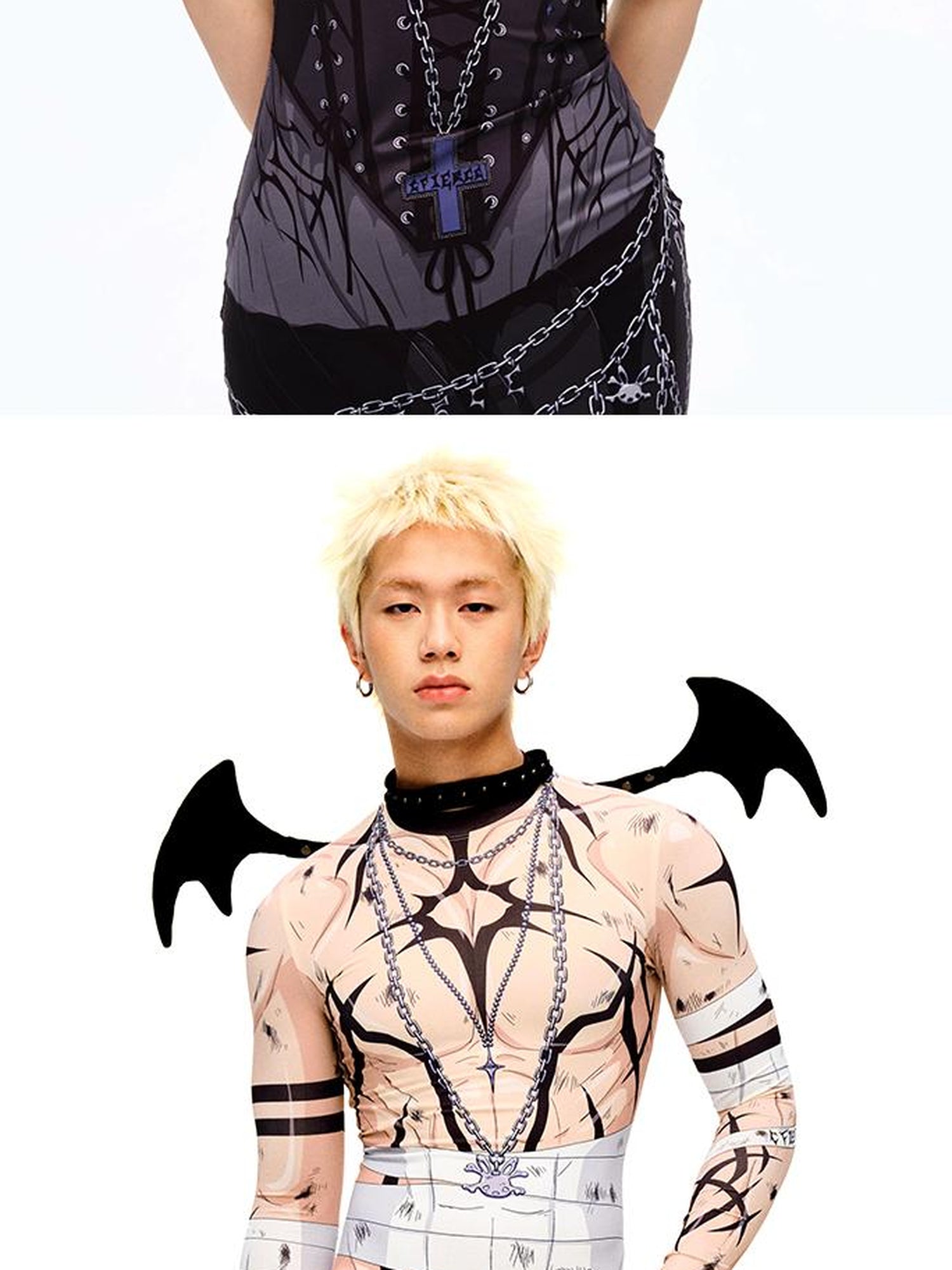 CFIERCE Demon Wing Collar Choker Necklace