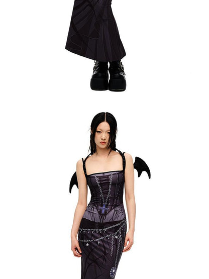 CFIERCE Demon Wing Collar Choker Necklace