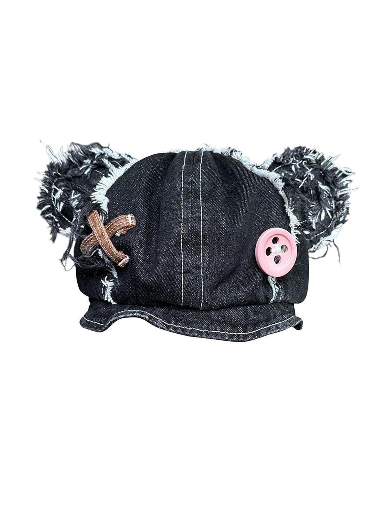 CFIERCE Discarded Bear Cowboy Hat In Black