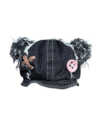 Discarded Bear Cowboy Hat In Black